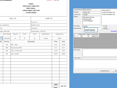 inSTREAM sales order automation
