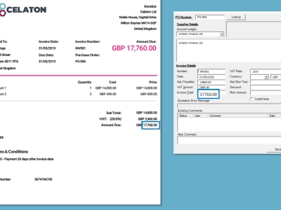 inSTREAM invoice process automation